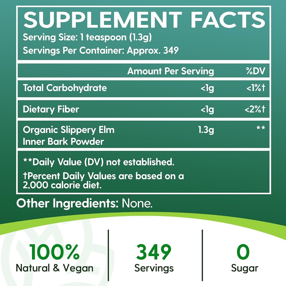 Meablewse Slippery Elm Bark Powder - 349 Servings - image 2