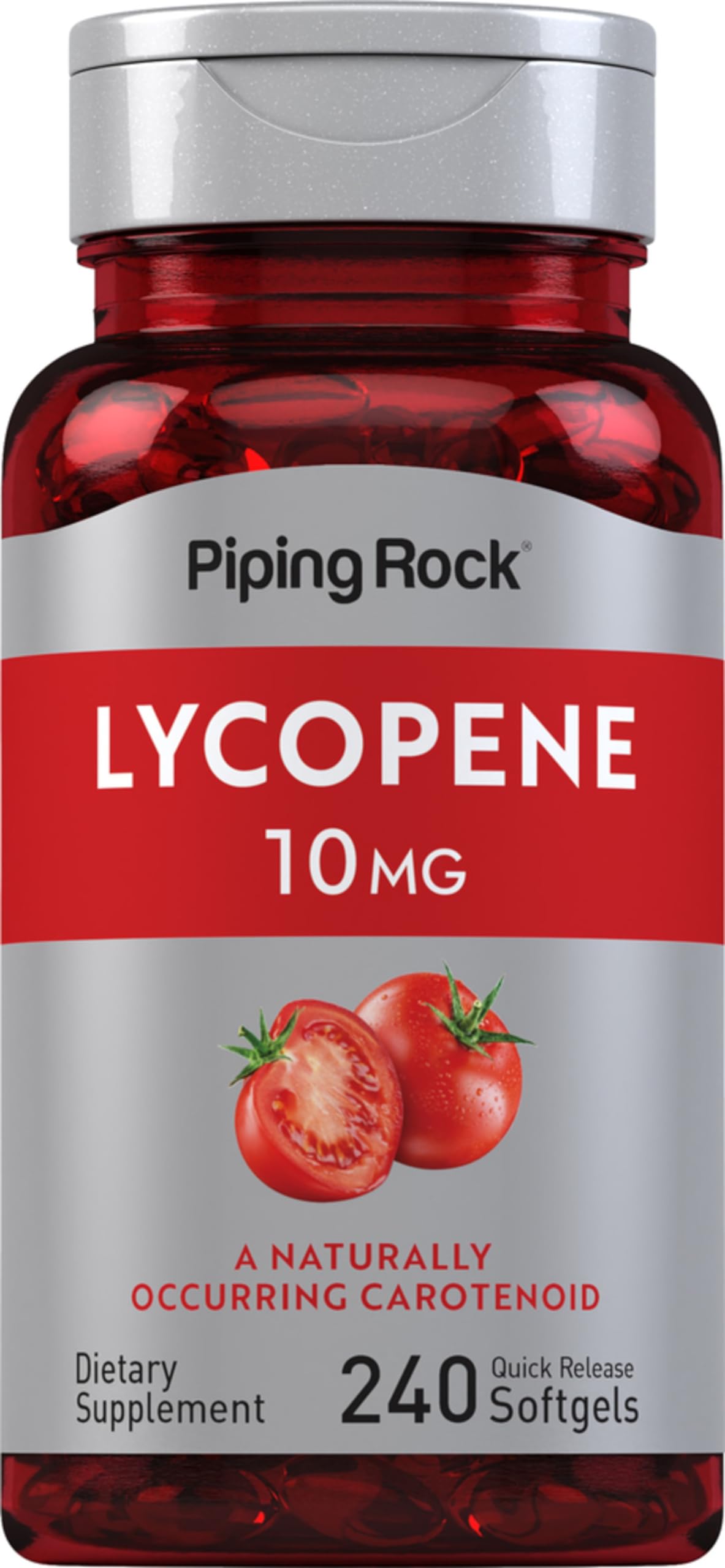 Piping Rock Lycopene 10mg - 240 Softgels