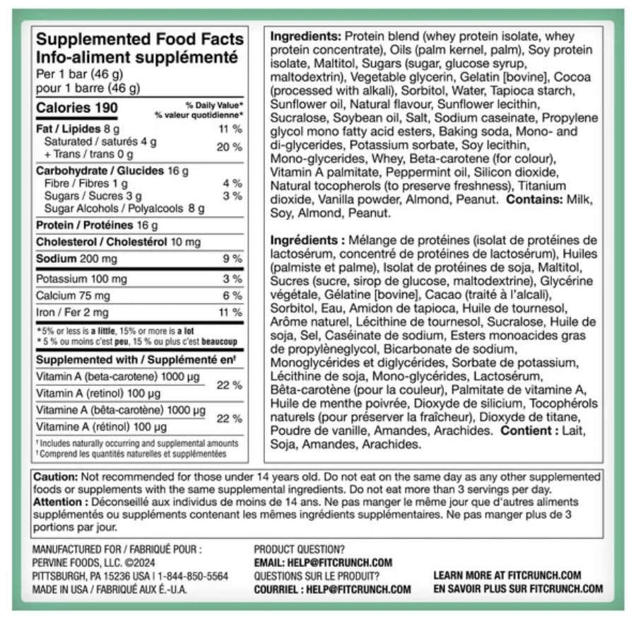 Fit Crunch 18ct Parent