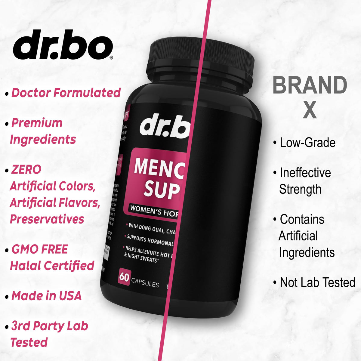 DR. BO Menopause Support Supplement - 60 Capsules - image 9
