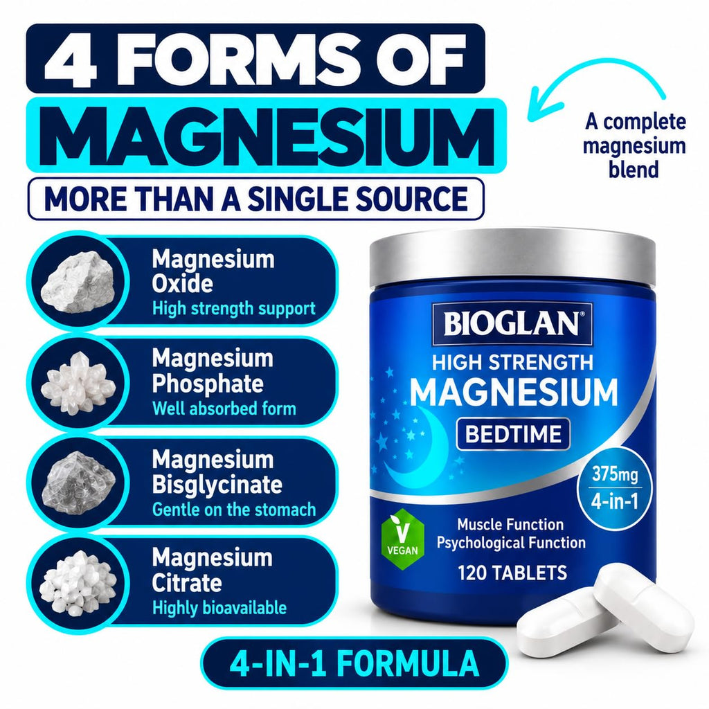 Bioglan Active Magnesium Tablets for Muscle Function - 120 Tablets - image 3