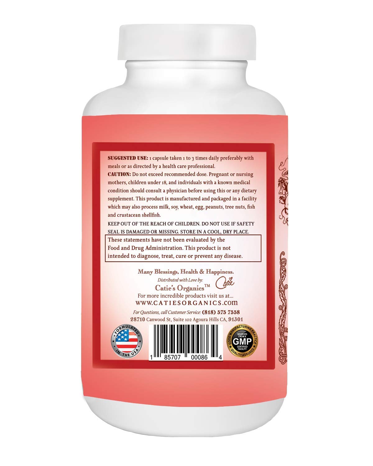 Energy Essentials Catie's Whole Food Proflora Probiotic - 60 Capsules - image 3