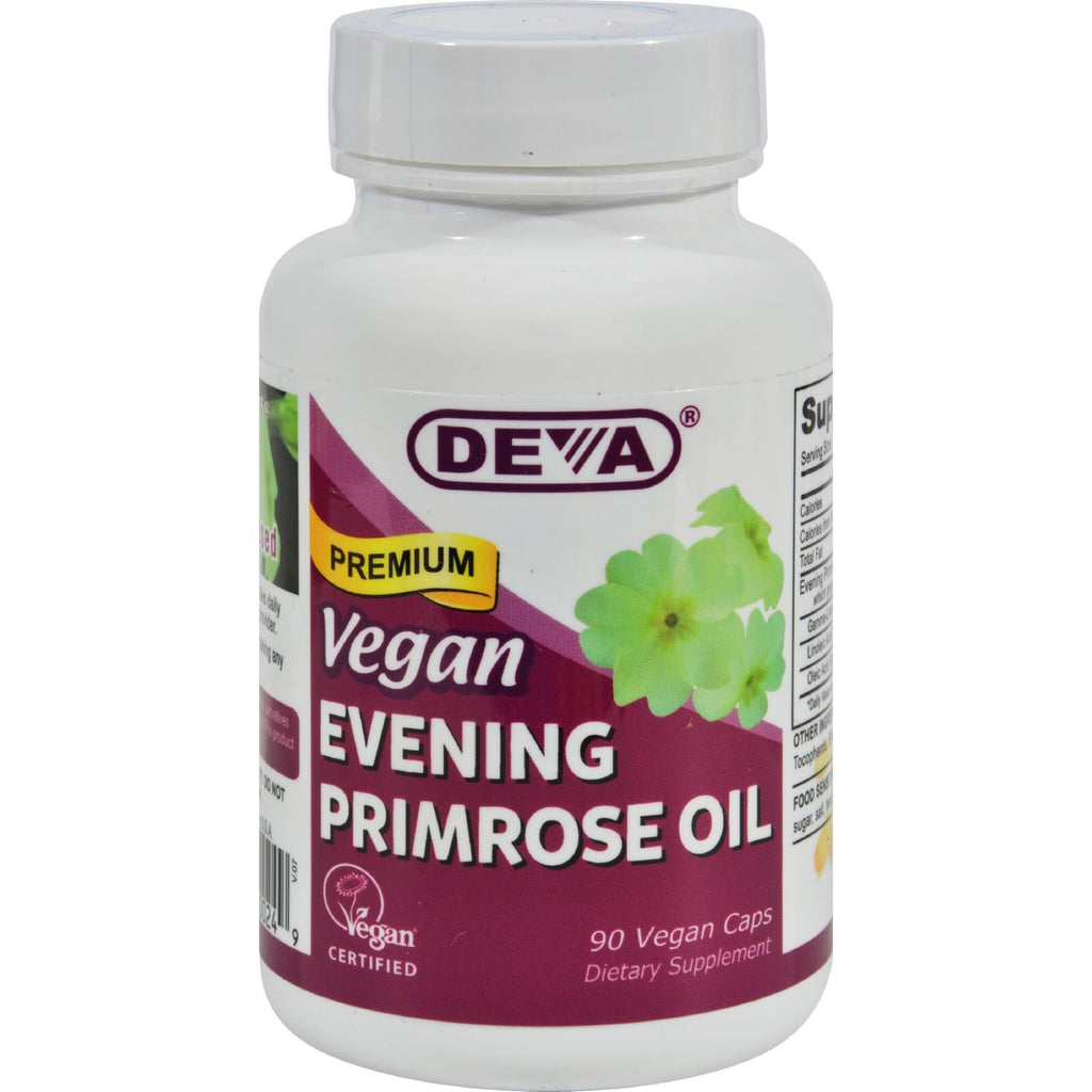 GAMENOTE Deva Vegan Evening Primrose Oil - 90 Vegan Capsules (Pack of 2)