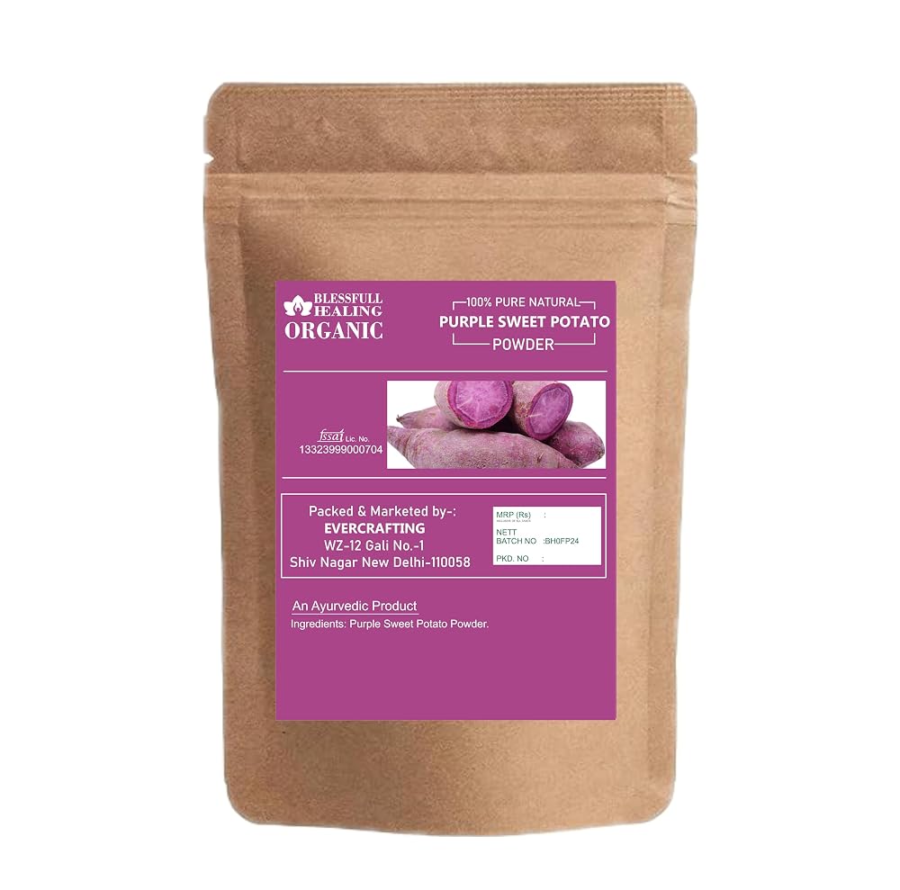Blessfull Healing Organic Purple Sweet Potato Powder 100% Pure