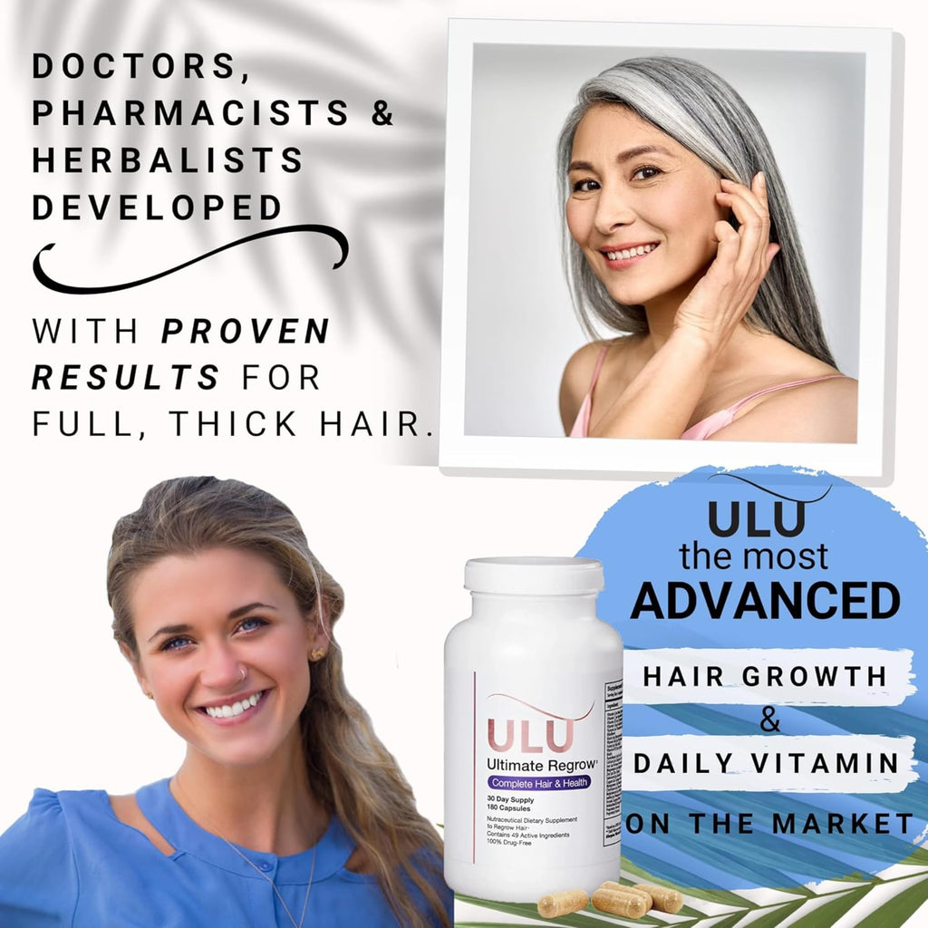 ULULIFE Ultimate Regrow Multivitamin for Hair, Skin & Nails - 540 Capsules - image 2