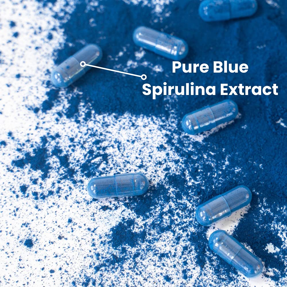 Ocean Rx Pure Blue Spirulina Capsules Superfood - 30 Count - image 3