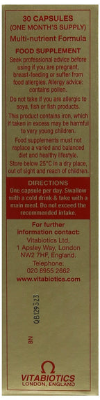 Vitabiotics Omega-H3 Multivitamin Mineral - 30 Capsules - image 4