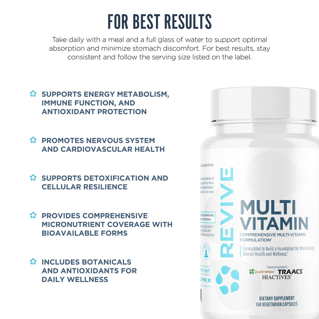 Revive MD Multi-Vitamin Supplement for Men & Women - 150 Capsules - image 5