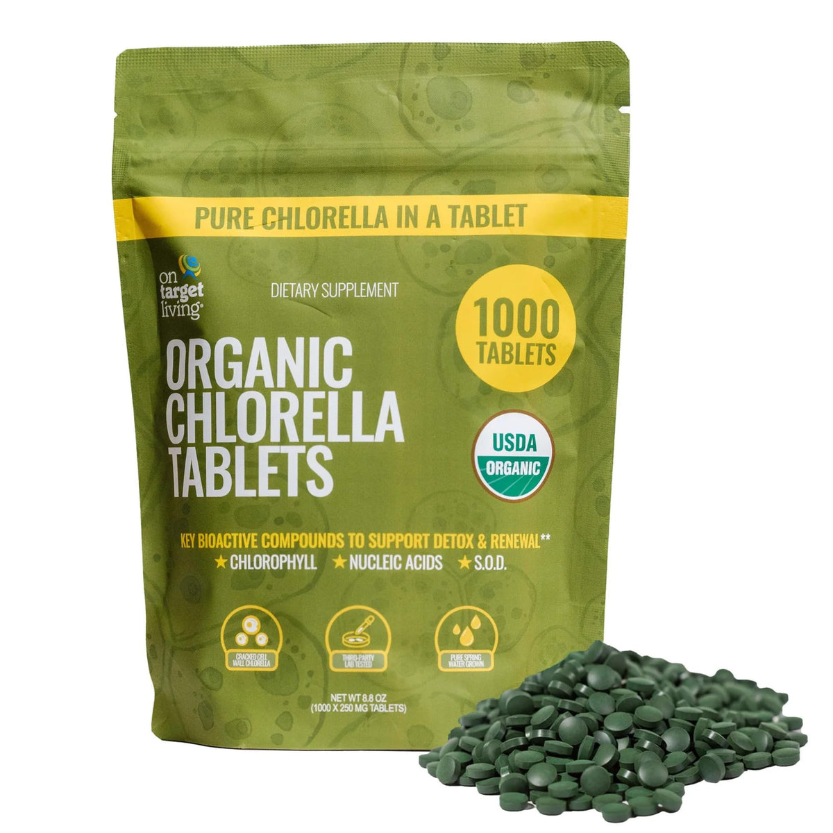On Target Living Organic Spirulina Chlorella