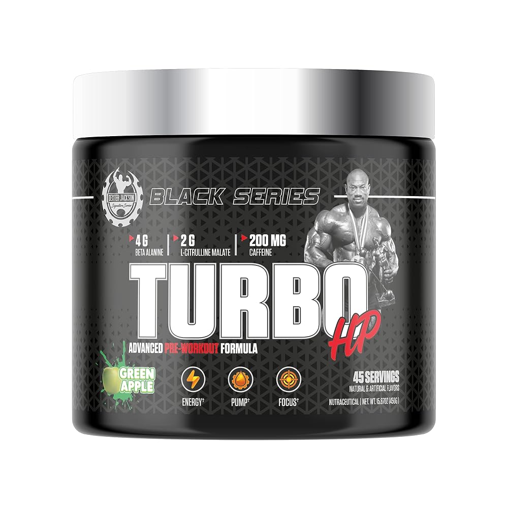 DEXTER JACKSON Black Series Turbo HP Pre Workout