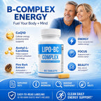 ES Global Lipo-BC Complex B-Complex Vitamin - 60 Tablets - image 8