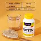 Healthy Origins Biotin 10,000 mcg - 150 Vegetarian Capsules - image 4