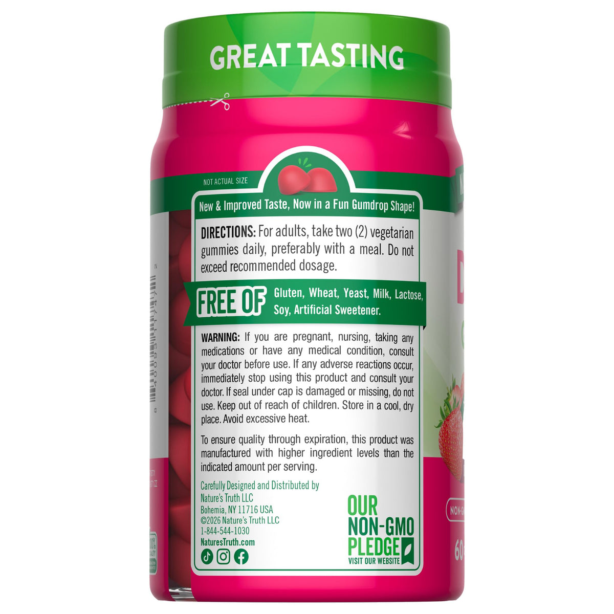 Nature's Truth Vitamin D3 and B12 Gummies for Adults - 60 Count - image 7
