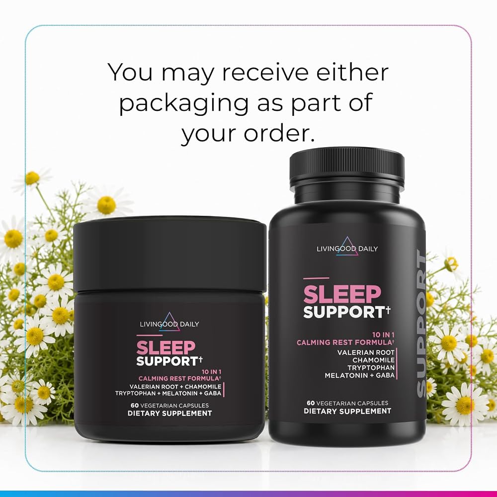 Livingood Daily Sleep Support Supplement 5 mg Melatonin - 60 Capsules - image 2