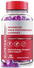 NutraRize Elite Testo Rx Gummies for Men - 60 Gummies