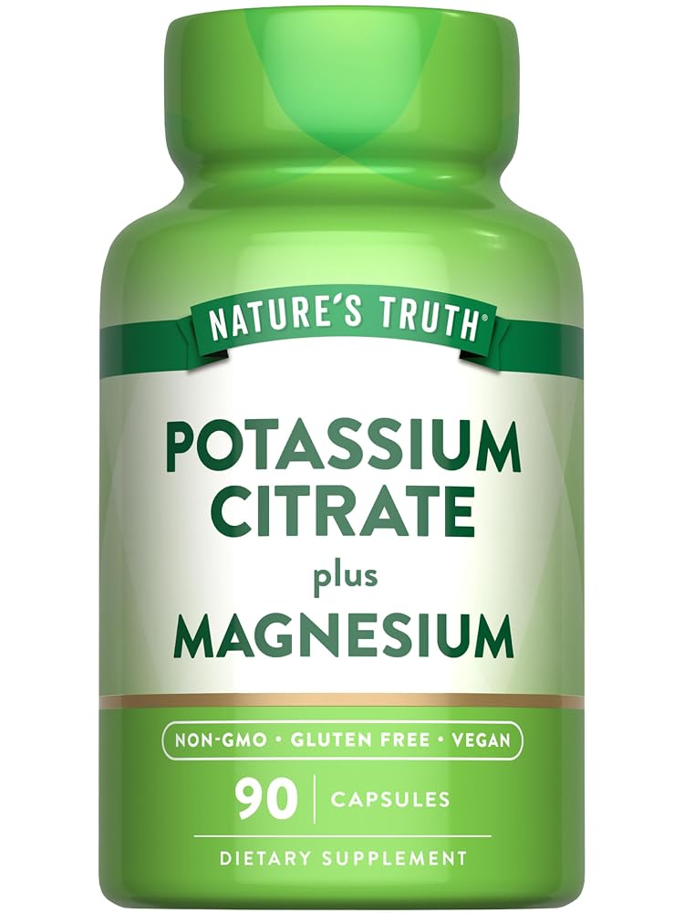 Nature's Truth Potassium Magnesium Citrate Capsules - 90 Count