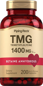Piping Rock TMG Trimethylglycine 1400 mg - 200 Capsules