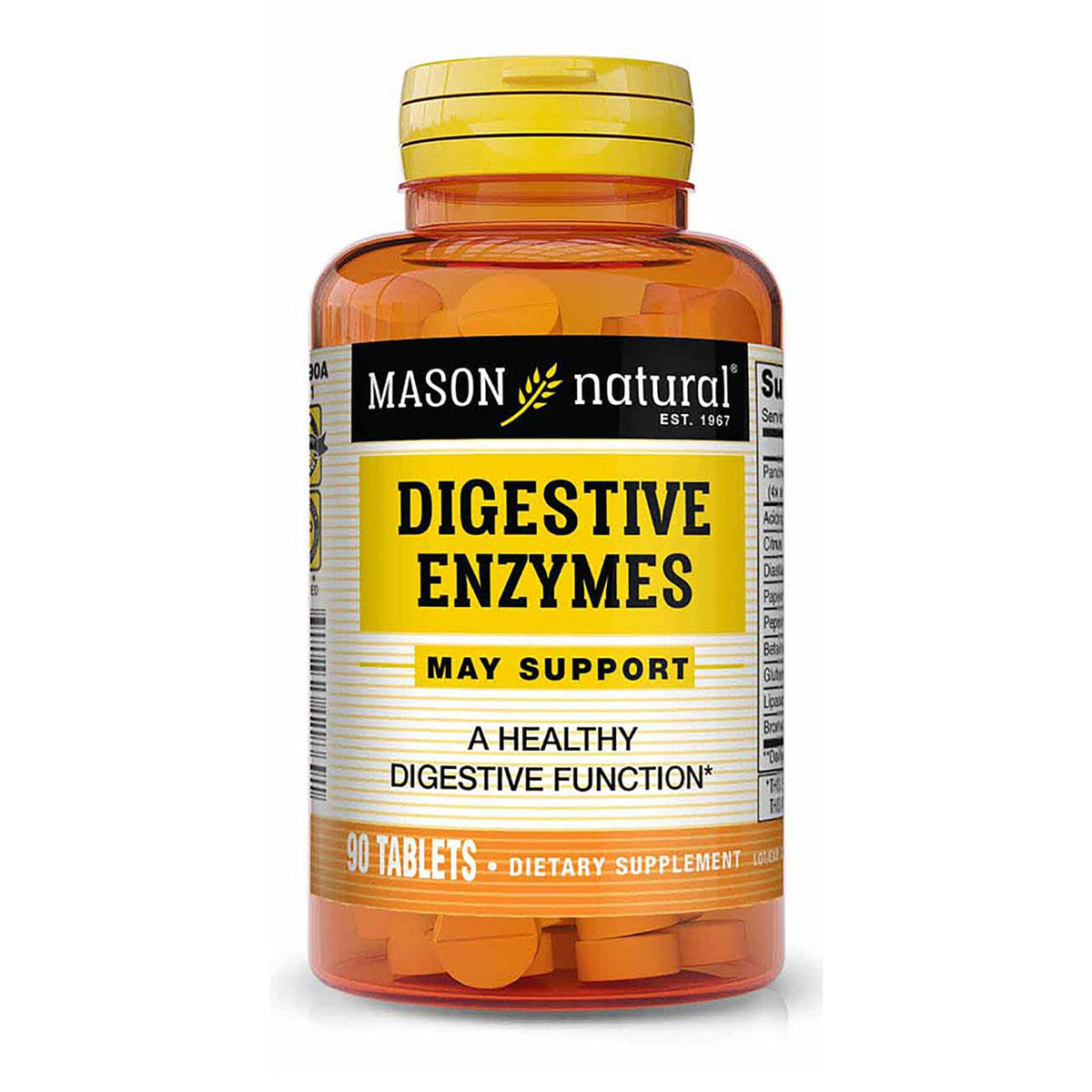 Alvarado Digestive Enzymes with Prebiotics and Probiotics - 90 Tablets