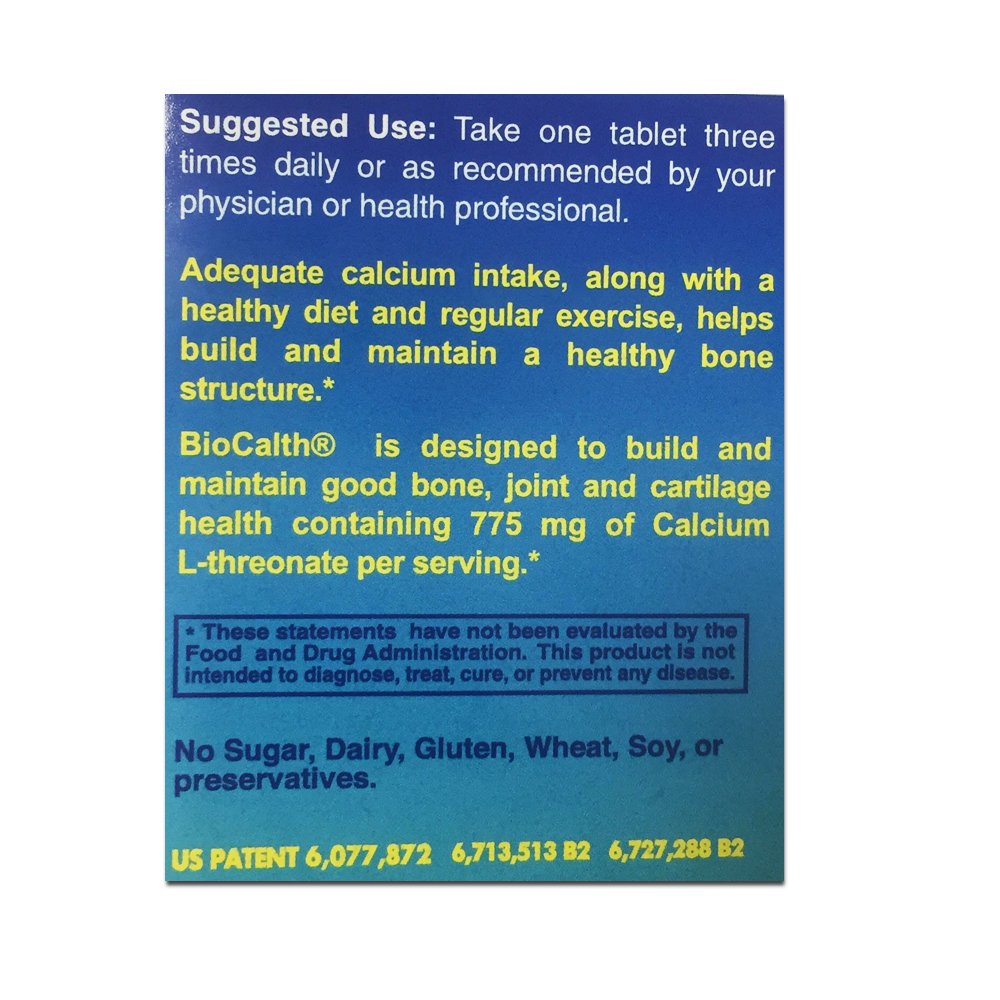 GANGAN BioCalth Chewable L-threonate Calcium Tablets, Strawberry - 540 Count - image 6