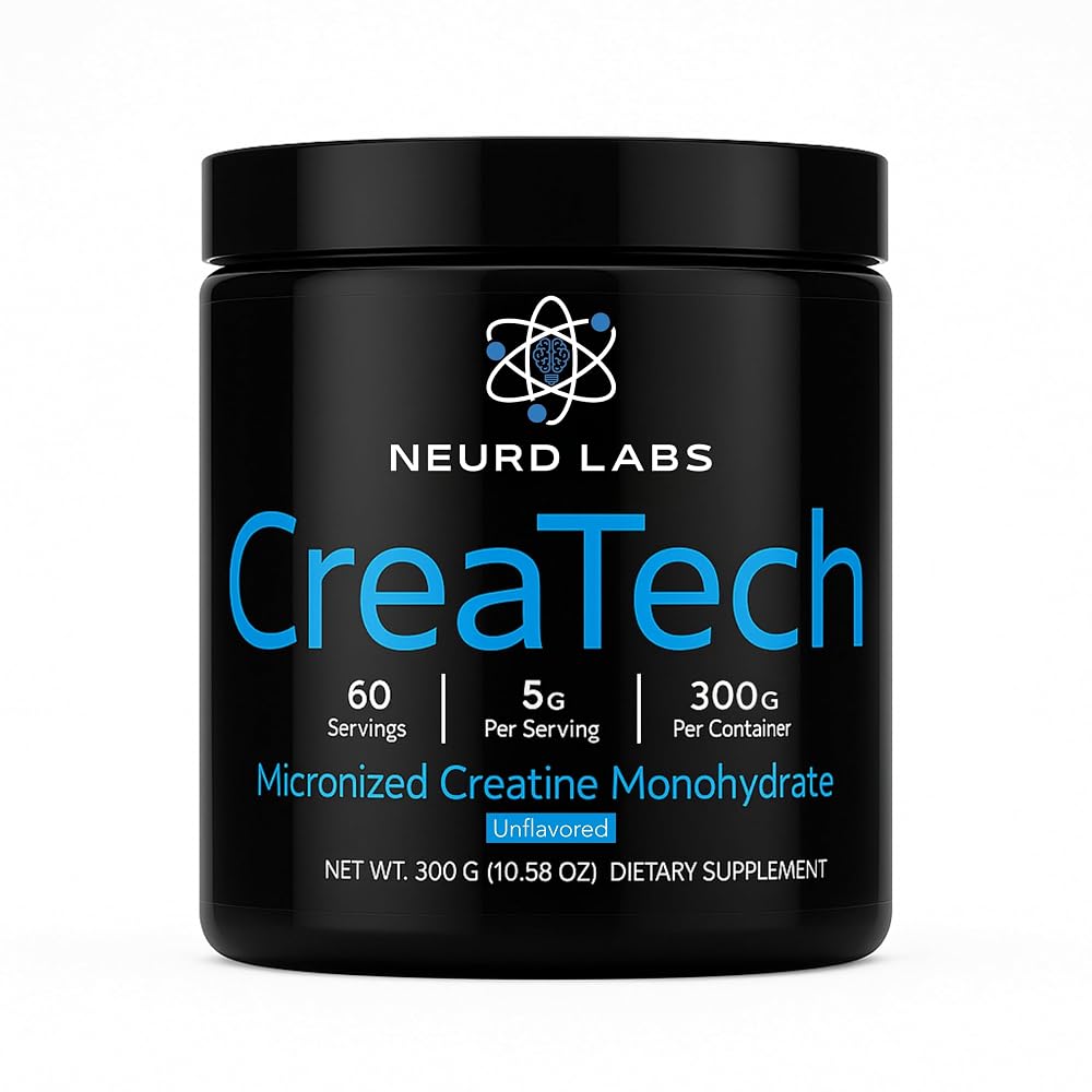 Neurd Labs CreaTech Micronized Creatine Monohydrate Powder - 300g