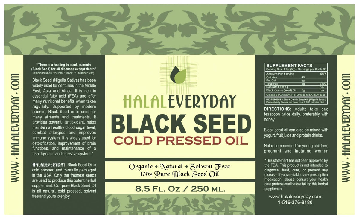 SAAQIN Pure Black Seed Oil 16 OZ - Ships in Glass Bottle - Cold - image 4
