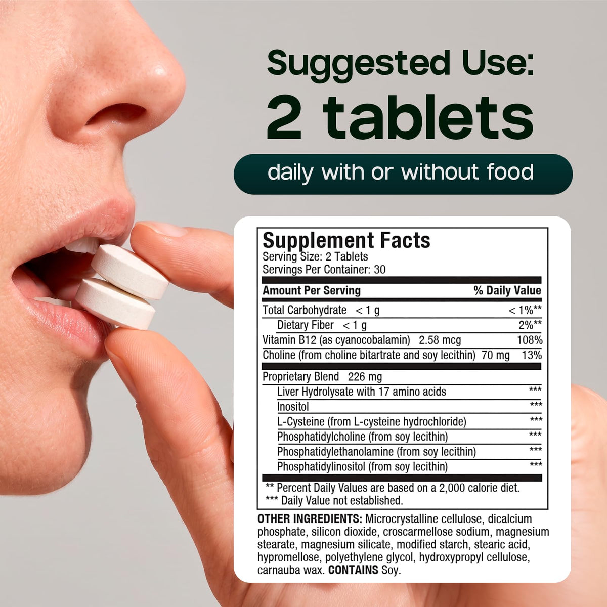 LIVERITE Liver Aid Liver Support Supplement - 60 Tablets - image 4