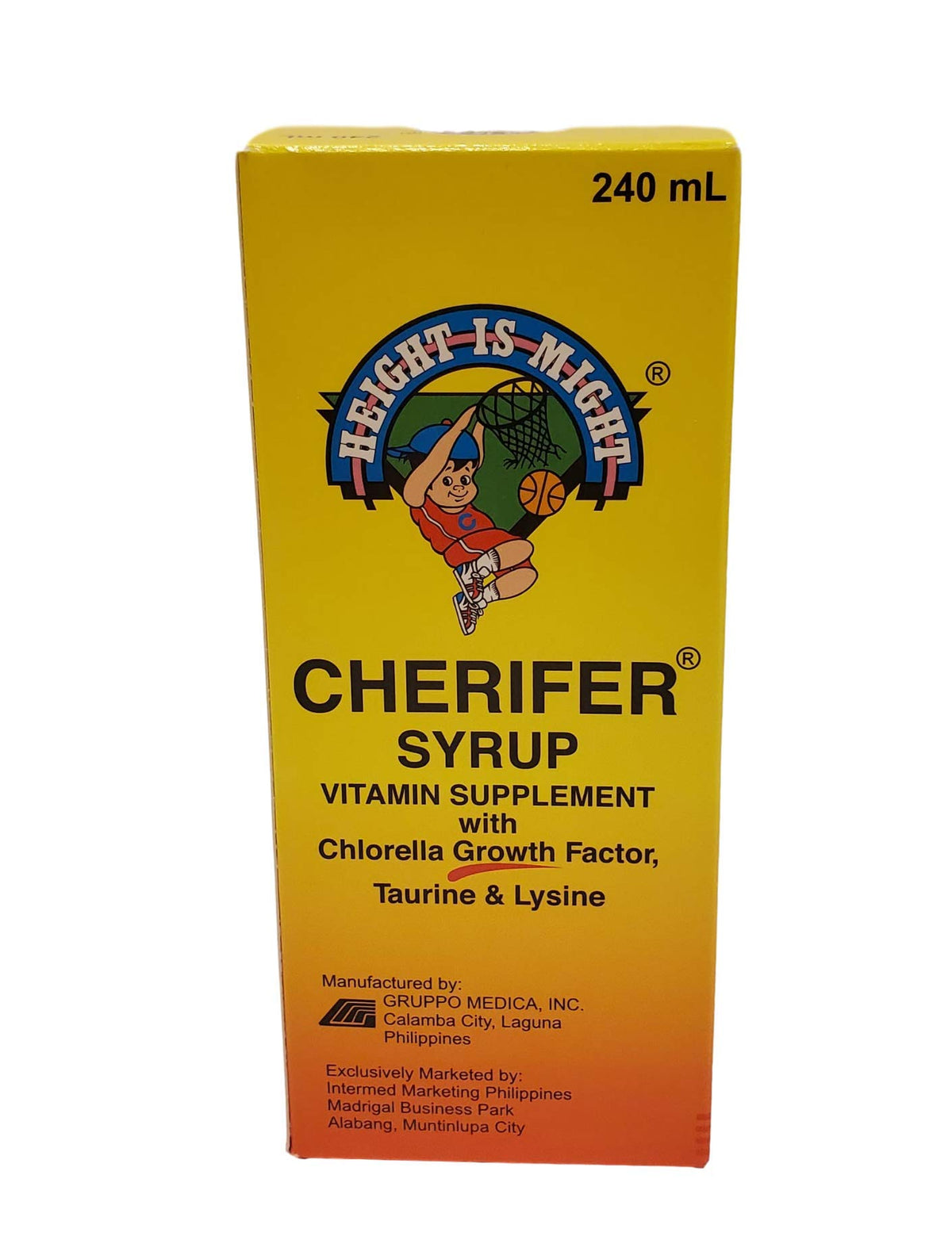 Cherifer Syrup Chlorella Growth Factor with Taurine & Lysine - 2 x 240ml - image 2