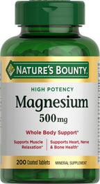Nature's Bounty Magnesium 500 mg - Tablets