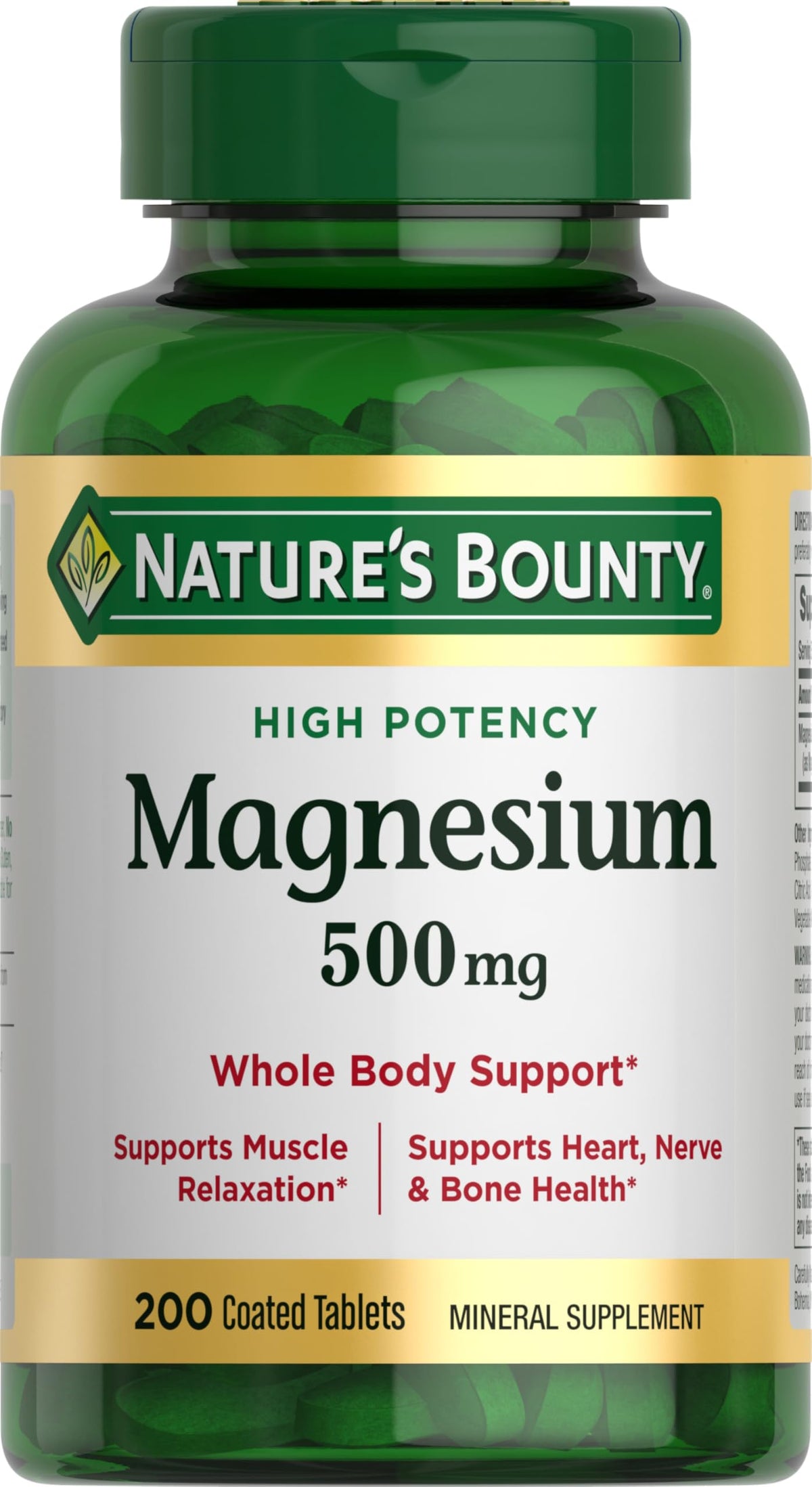 Nature's Bounty Magnesium 500 mg - Tablets
