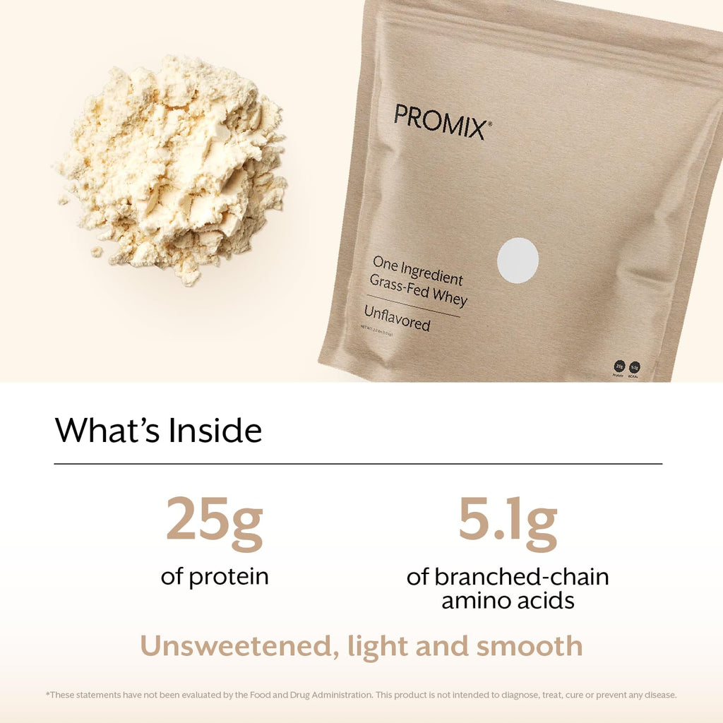 Promix Nutrition Whey Protein Powder Unflavored - 32 Servings - image 4