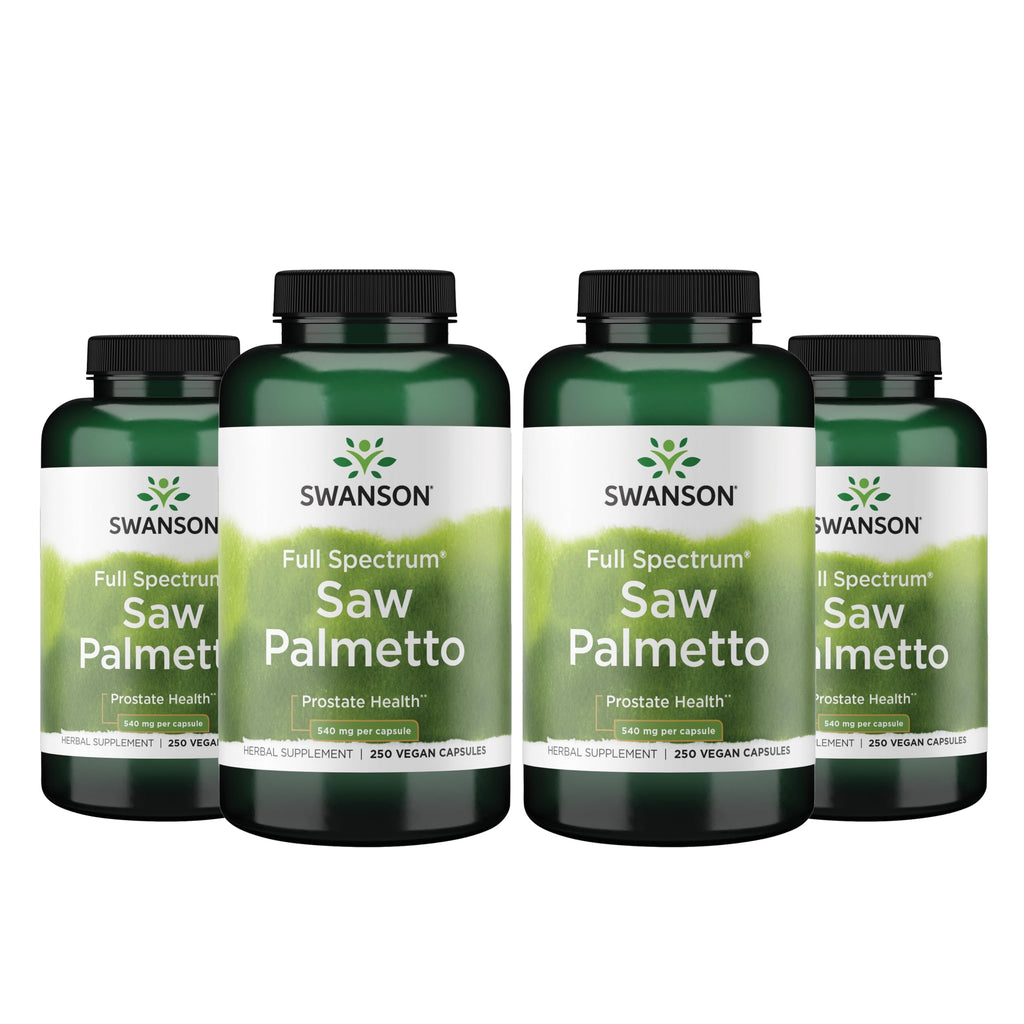 Swanson Saw Palmetto Full Spectrum 540 mg - 250 Capsules