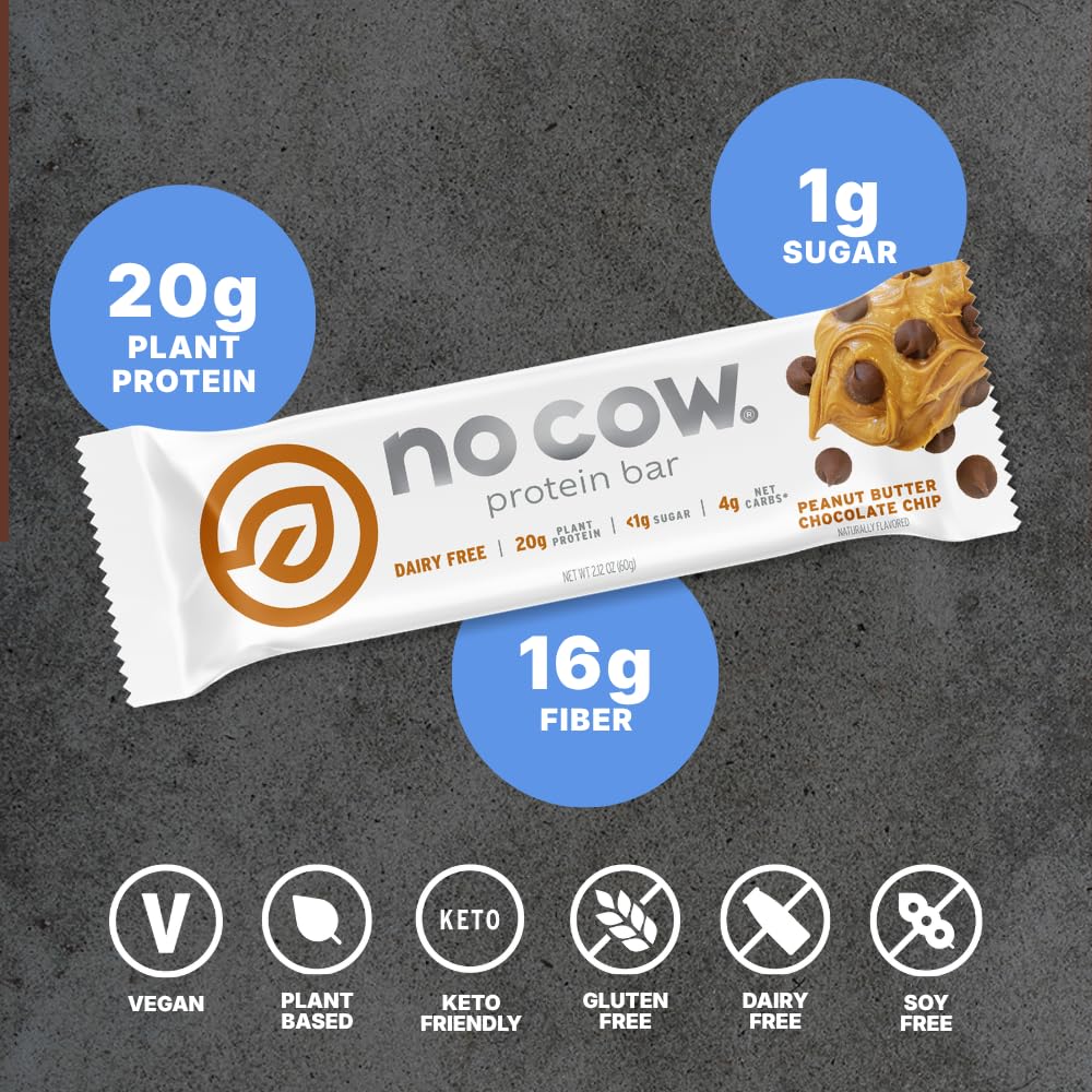 No Cow Vegan Protein Bars, Best Sellers, Upgraded