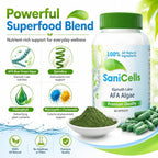 TROYA Sanicells AFA Blue-Green Algae Supplement 600mg - 90 Capsules - image 7