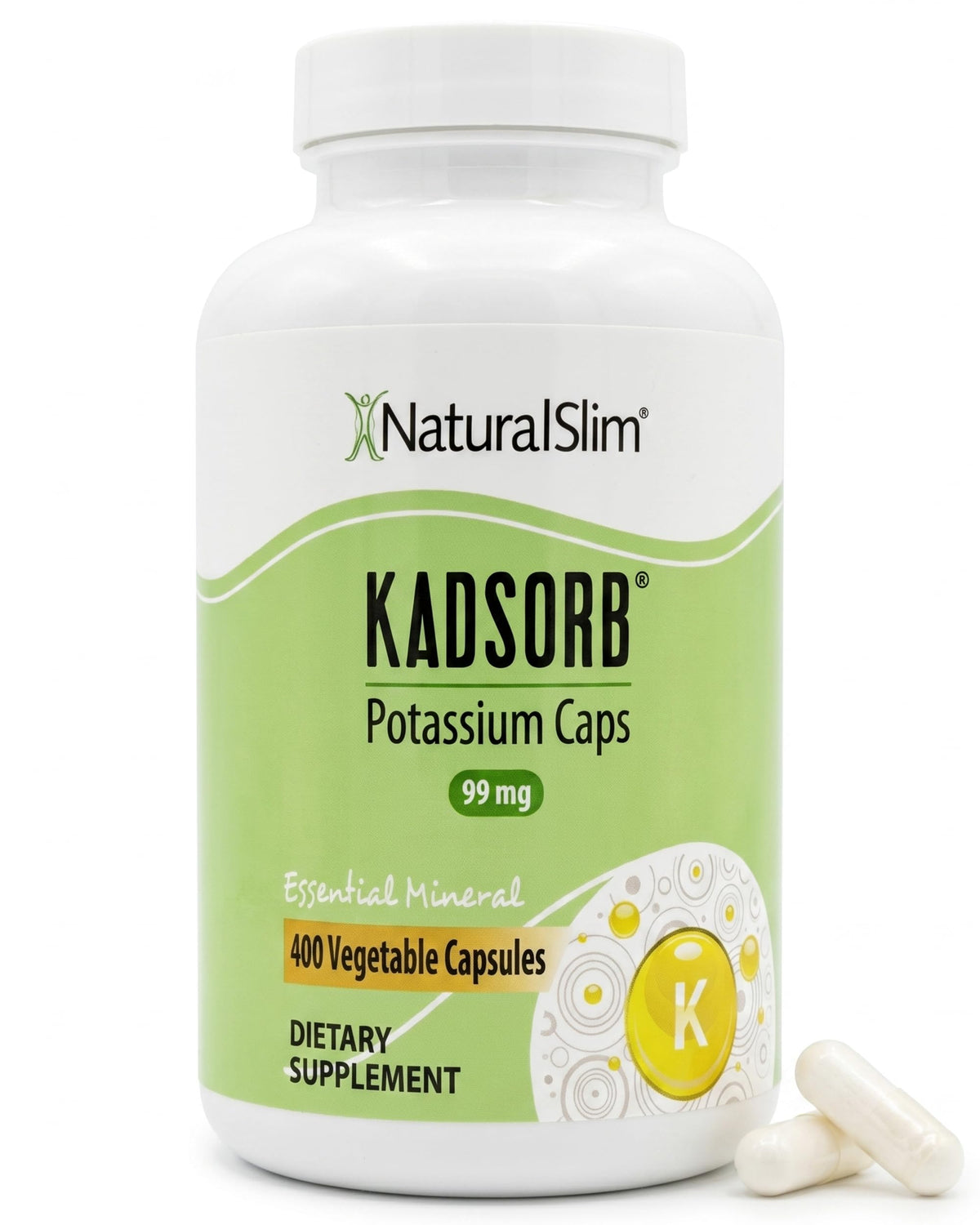 NaturalSlim Natural Potassium Citrate Gluconate 99 mg - Kadsorb