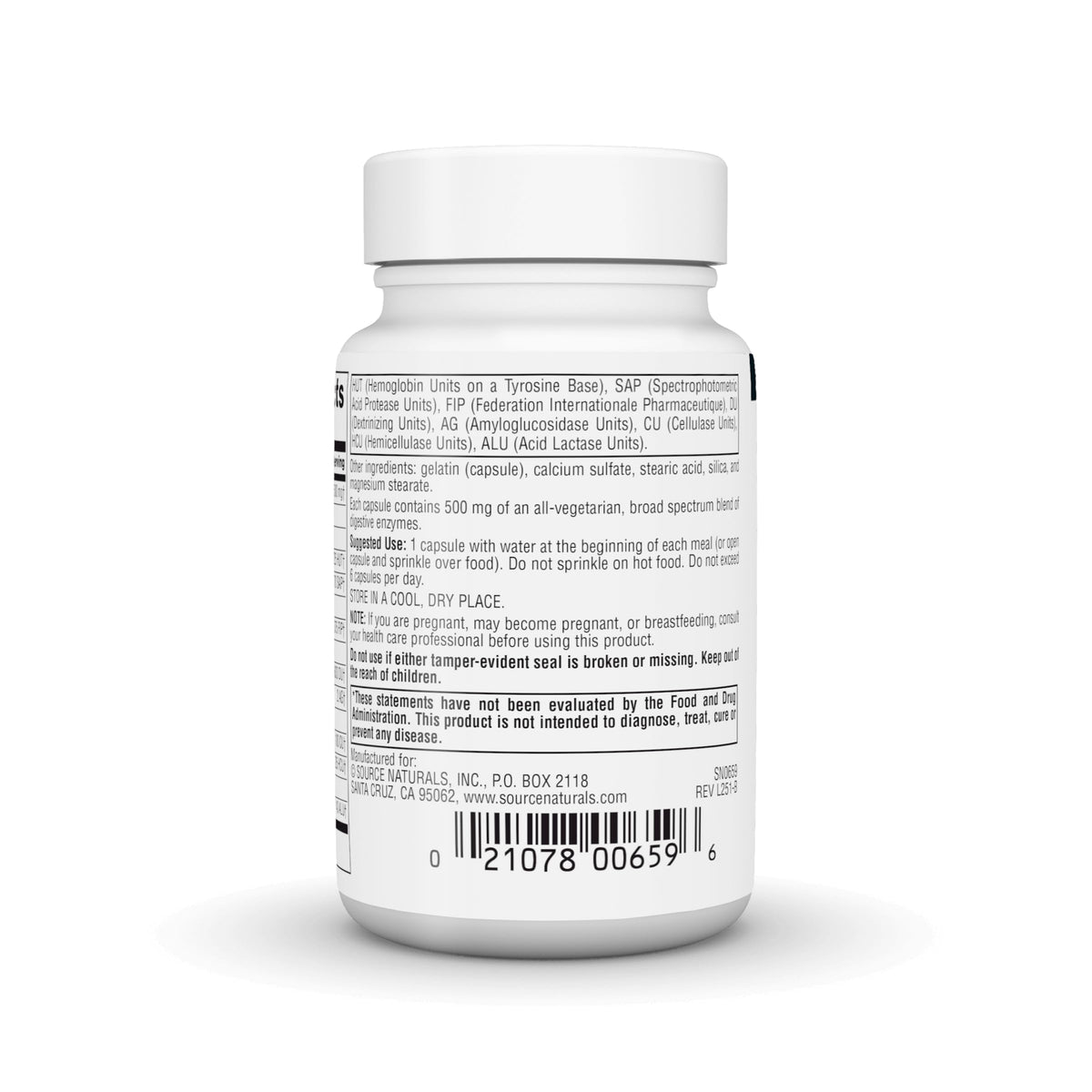 Source Naturals Daily Essential Enzymes, 500mg