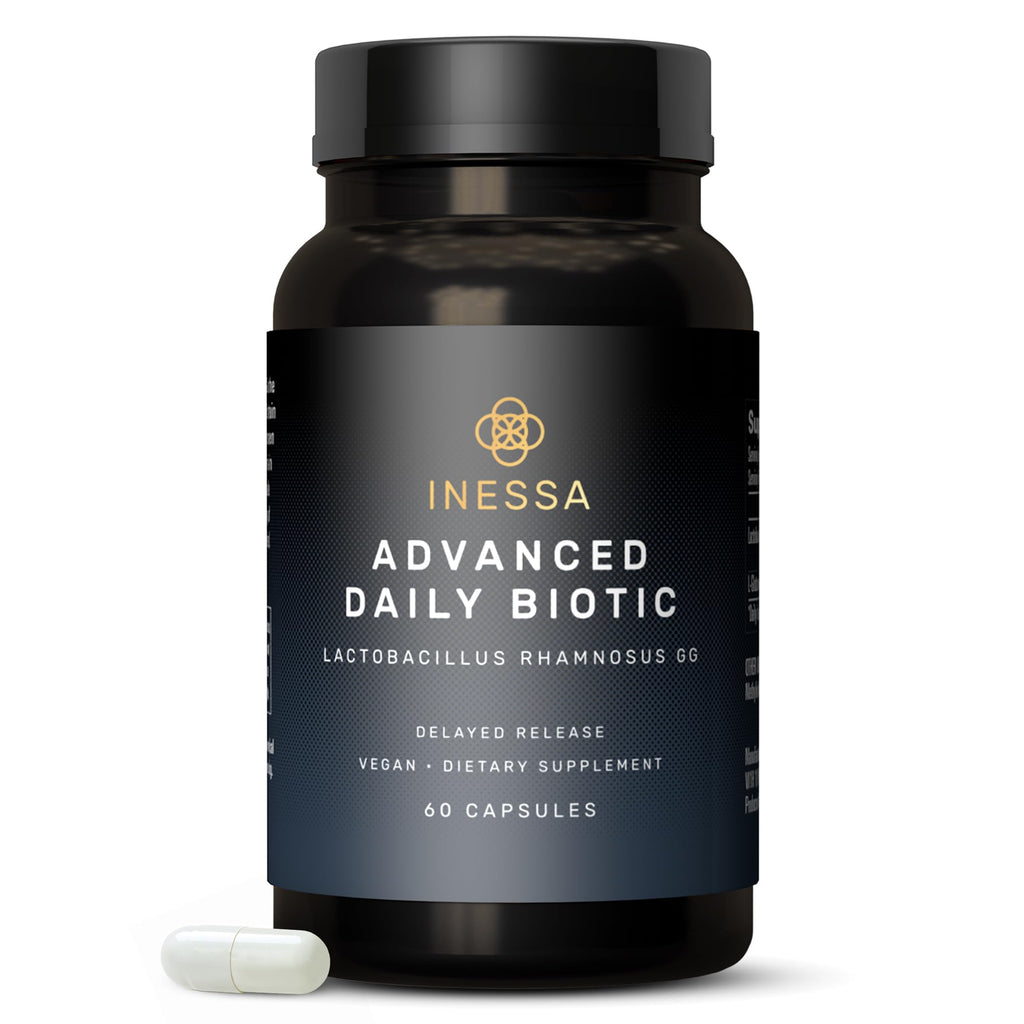 Inessa Daily Biotic Probiotics Lactobacillus Rhamnosus GG - 60 Capsules