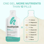 HealthyCell Bone Strength Liquid Supplement - 30 Gel Packs - image 4