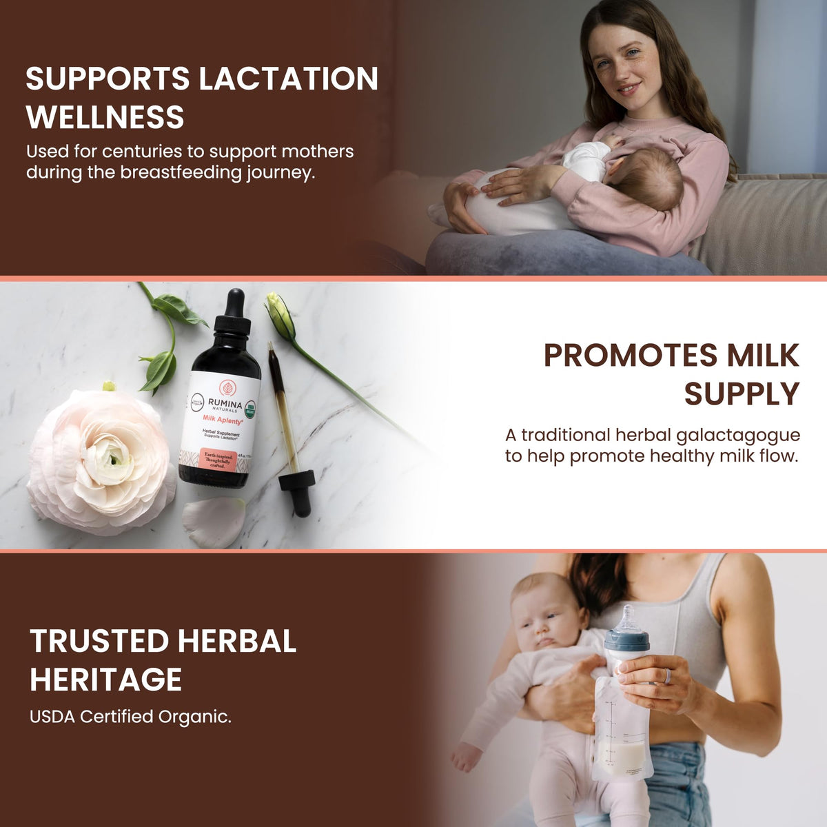 Rumina Naturals Milk Aplenty Lactation Supplement - 4 Fl Oz - image 4