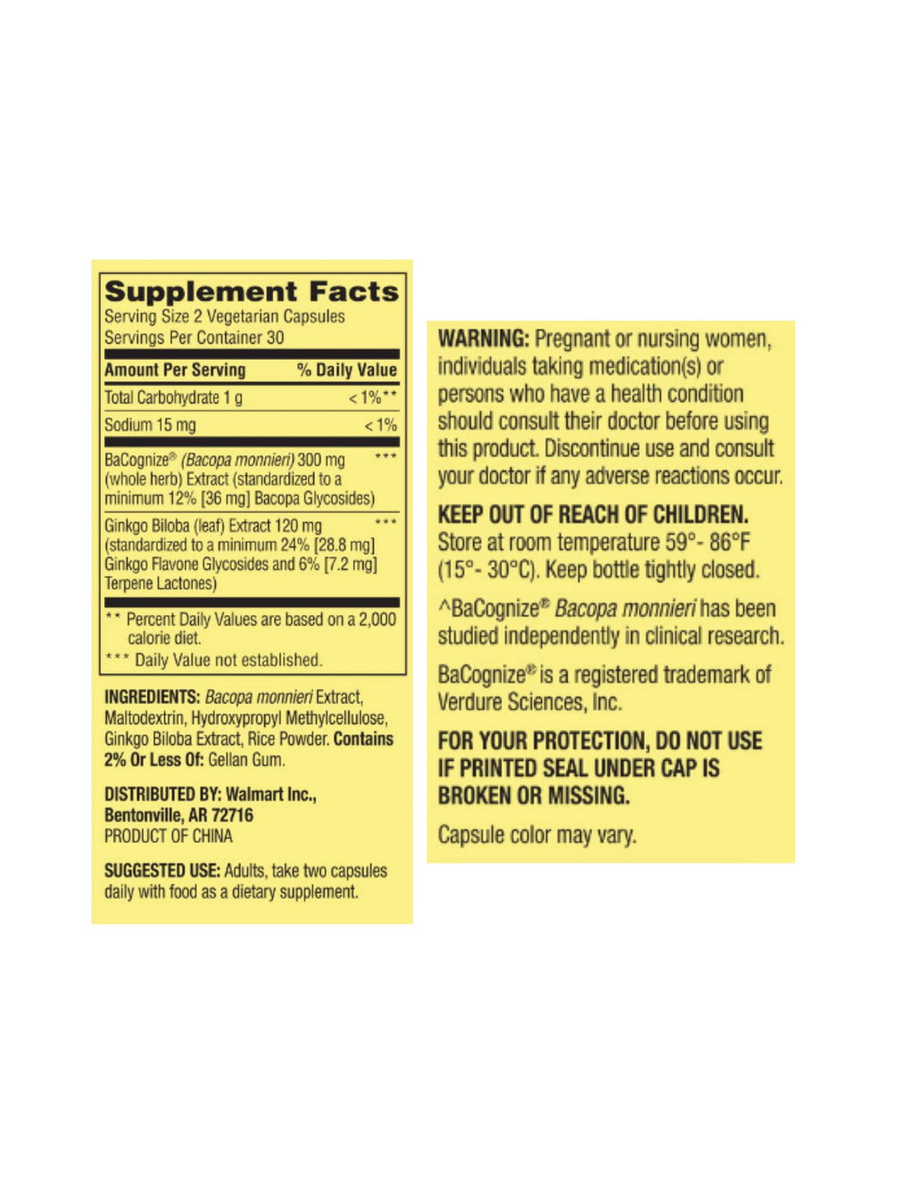 STS Home Spring Valley Brain Performance Support - 60 Vegetarian Capsules - image 4