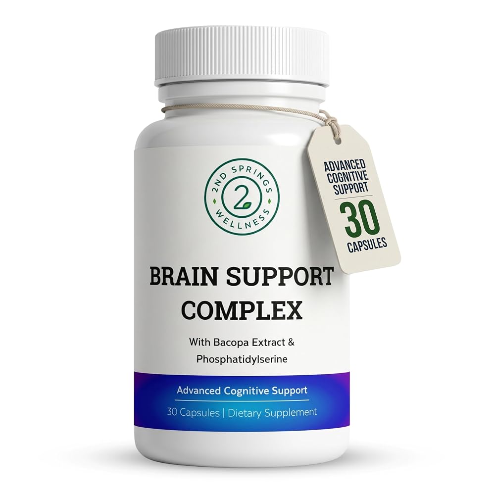2nd Springs Brain Supplements for Memory and Focus - 30 Capsules