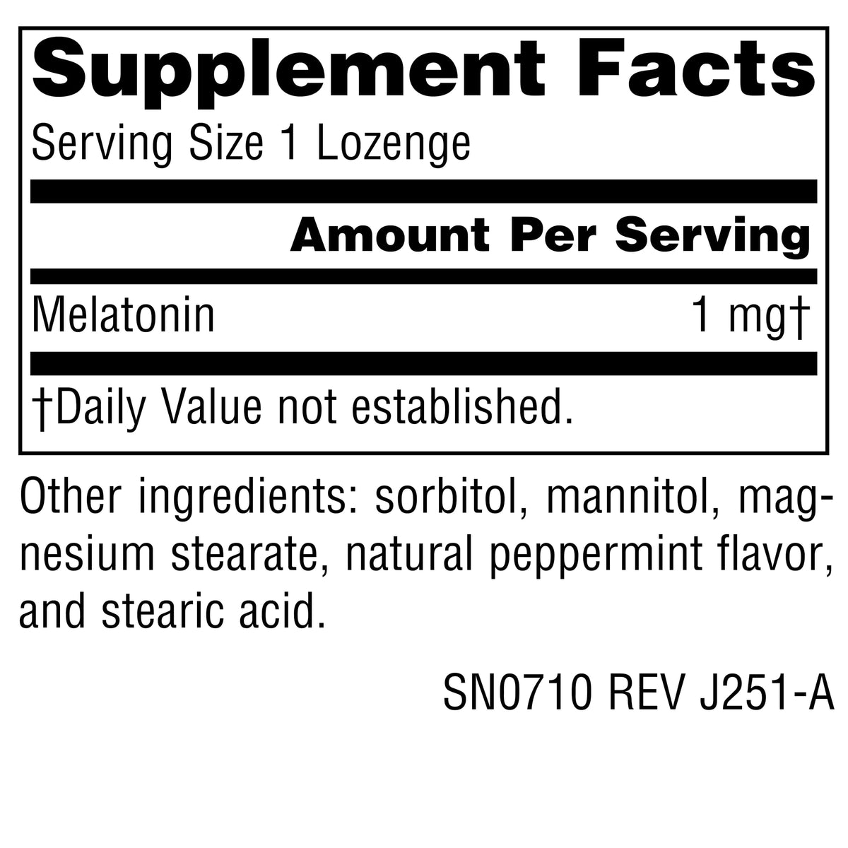 Source Naturals Melatonin 1 mg Sleep Support - 200 Lozenges - image 2