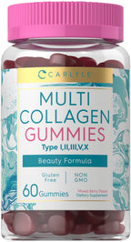 Carlyle Collagen Peptides Multi Collagen Complex Gummies - 60 Count