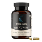 TERRA ORIGIN Healthy Sleep & Wake Natural Sleep Aid - 60 Capsules