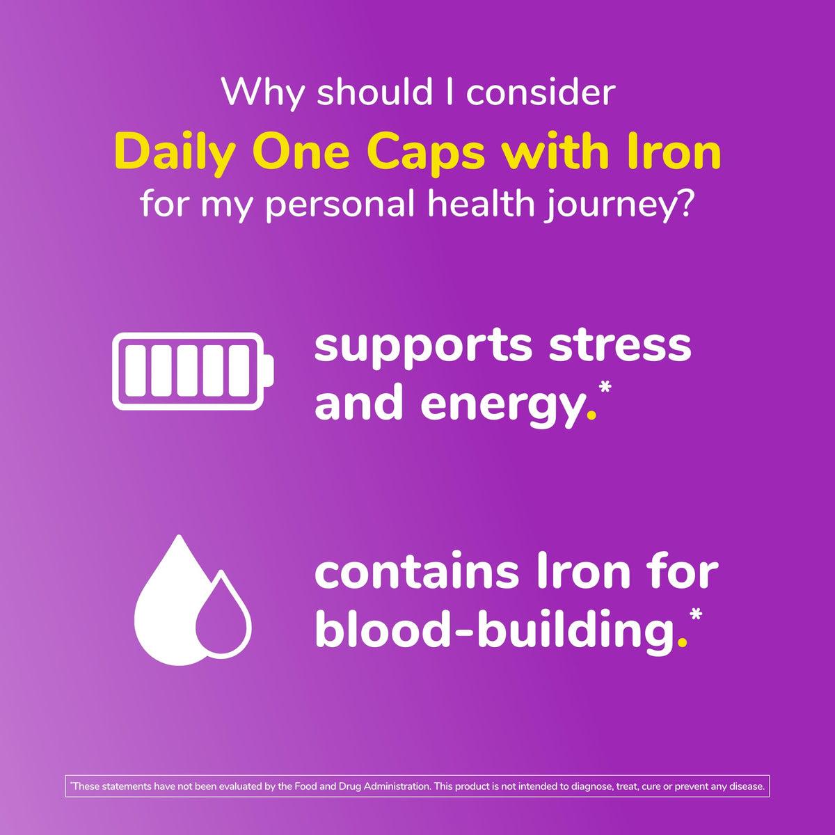 Twinlab Daily One Caps Multi-Vitamin and Mineral Supplement with Iron - image 5
