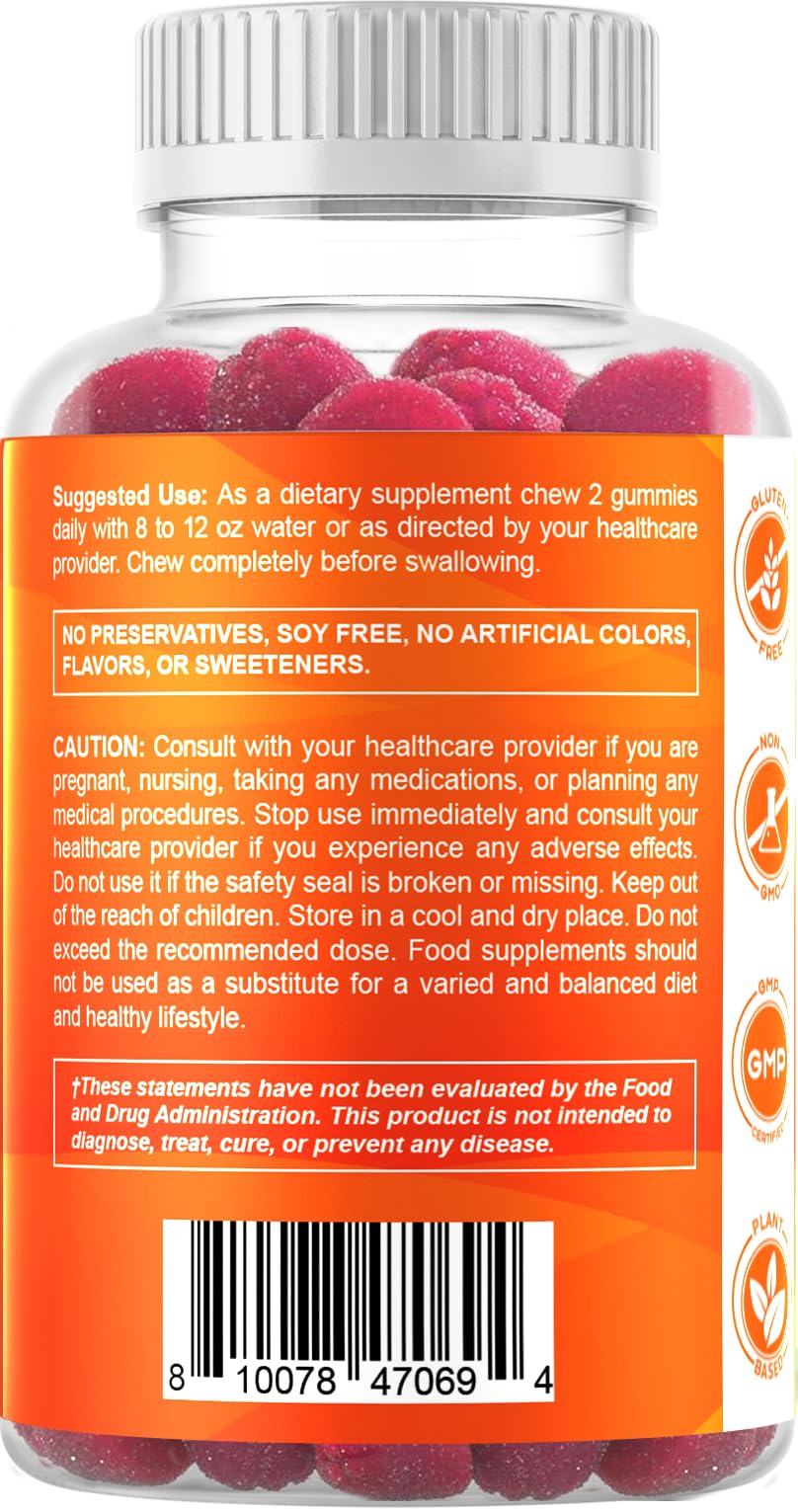 Vitamatic Magnesium Citrate Gummies 600mg per Serving - 60 Vegan