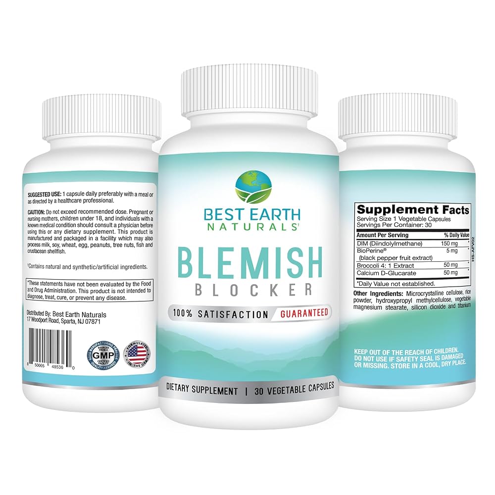 Best Earth Naturals Blemish Blocker Skin Supplement - 30 Capsules - image 2