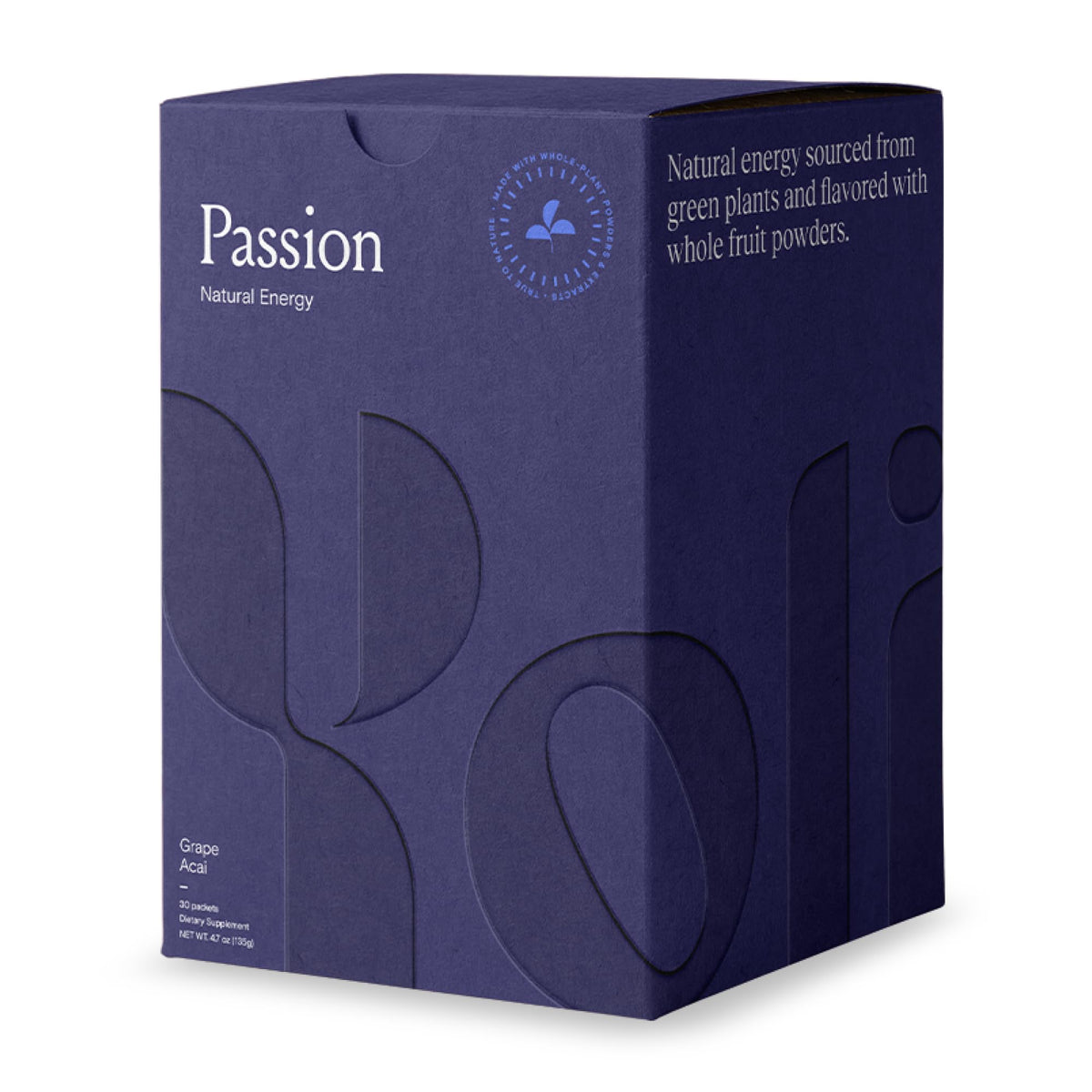 Yoli Passion Energy Powder Mix Grape Acai Sugar-Free - 30 Packets