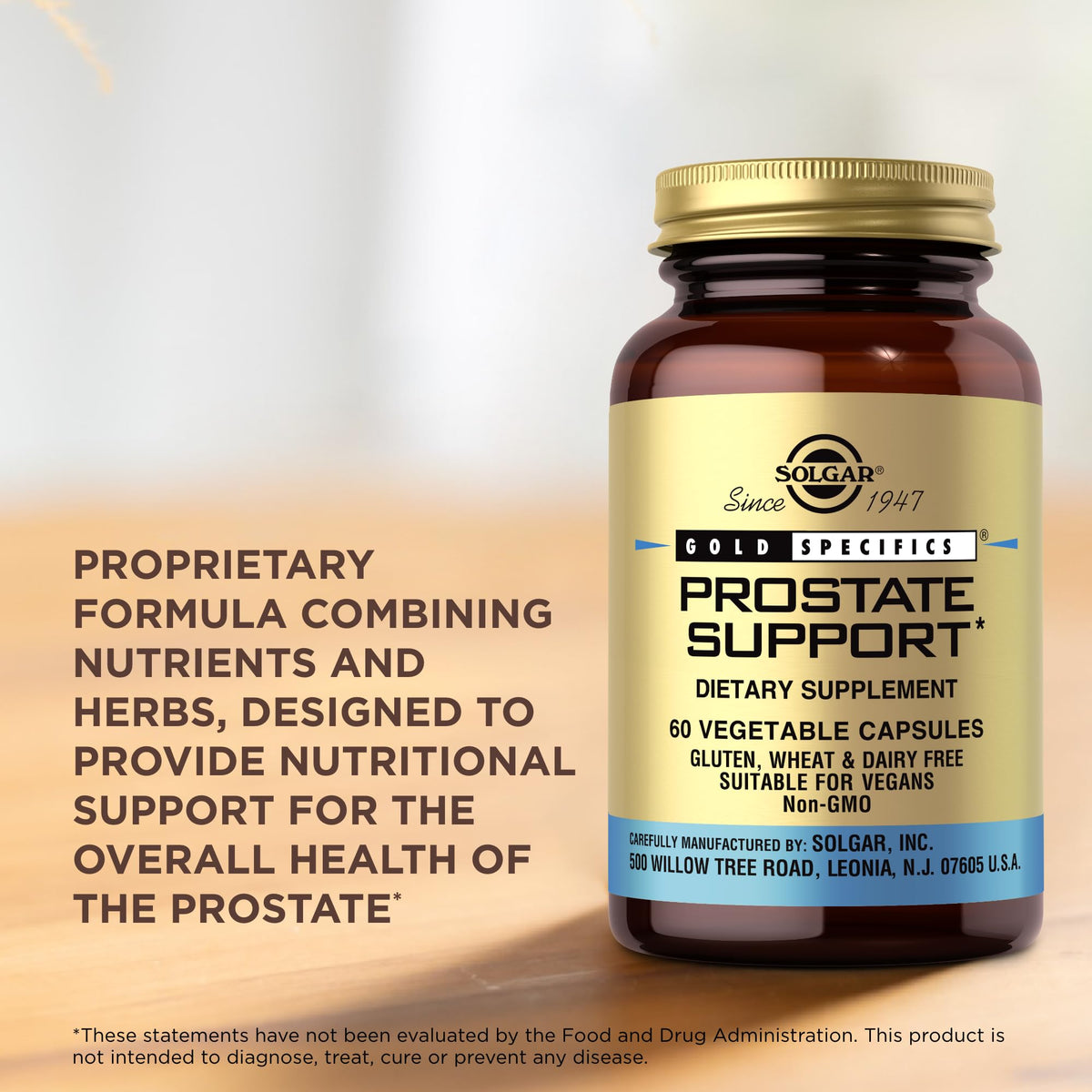 Solgar Prostate Support - 60 Vegetarian Capsules - image 5