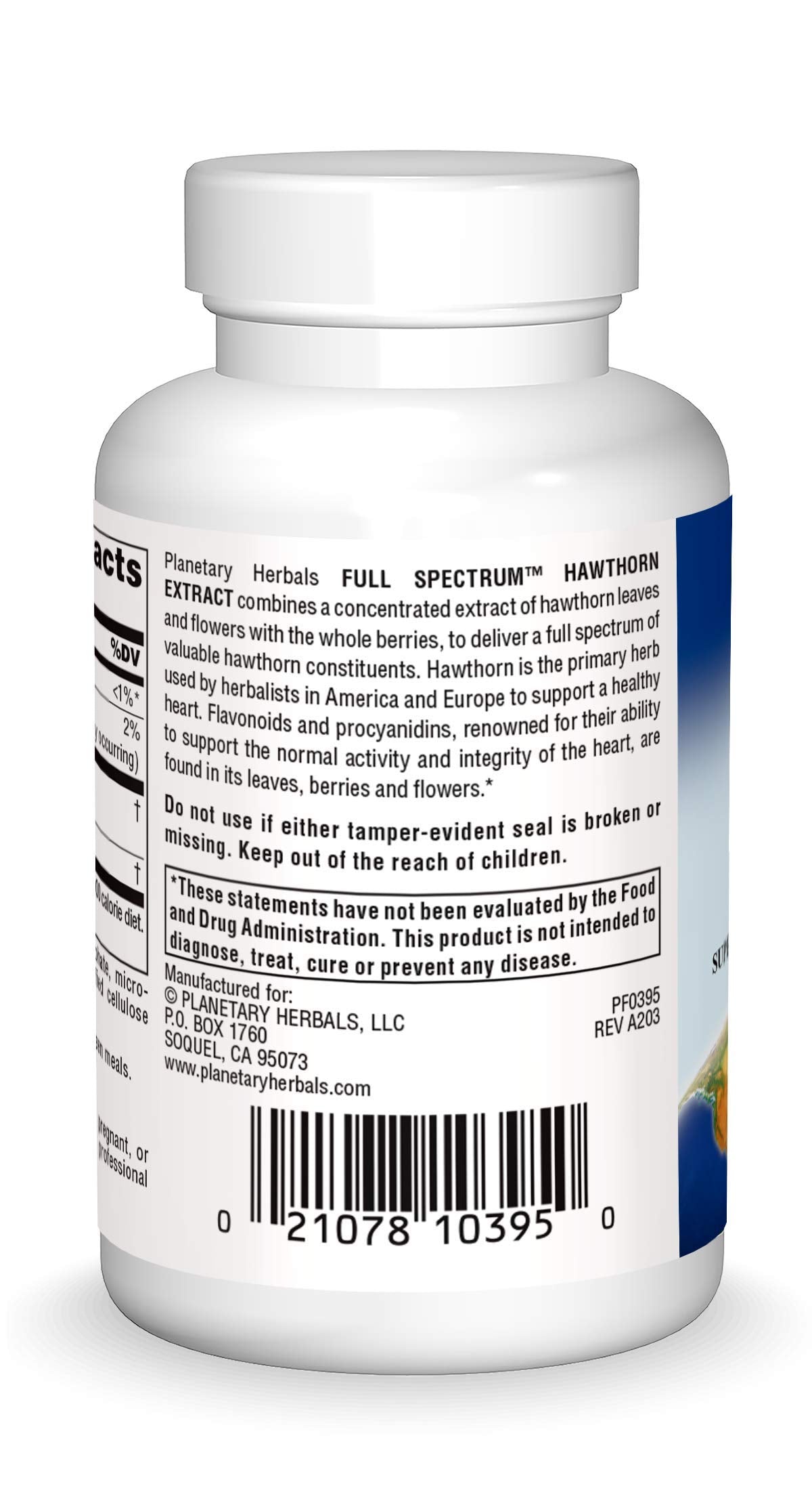 Planetary Herbals Full Spectrum Hawthorn Extract - 30 Tablets - image 2