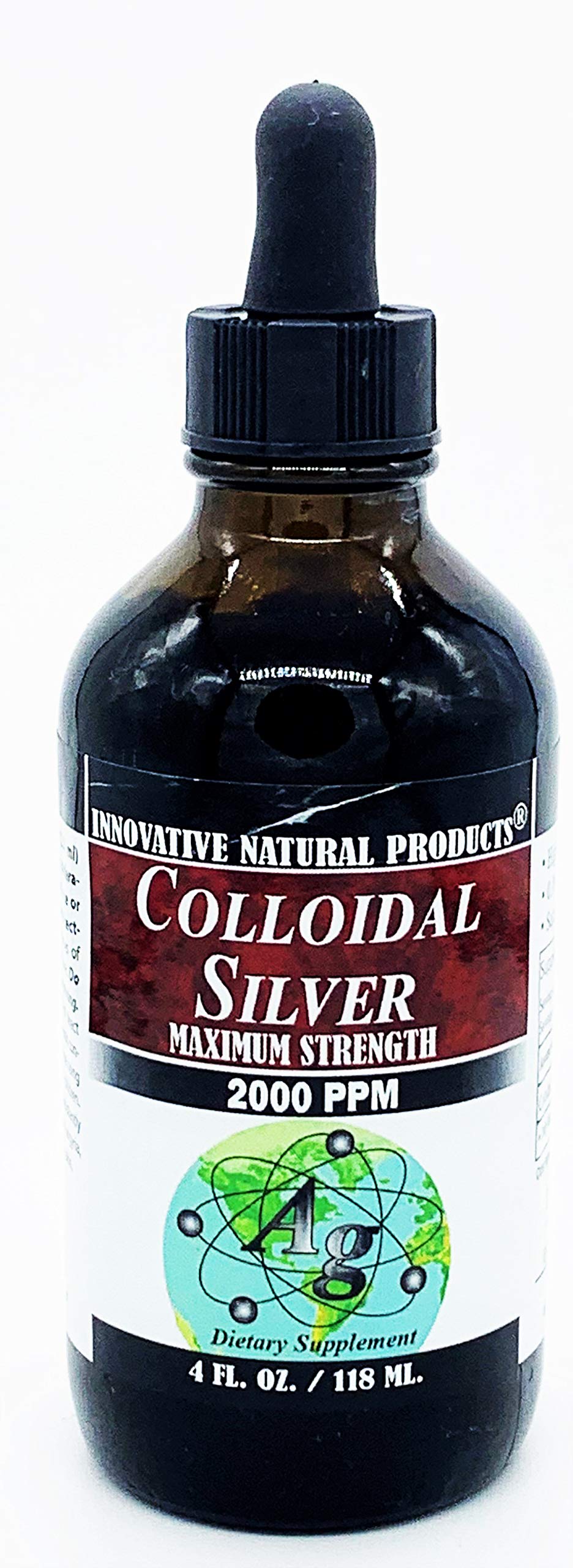 Innovative Natural Products Colloidal Silver 2000 PPM - 4 Fl Oz